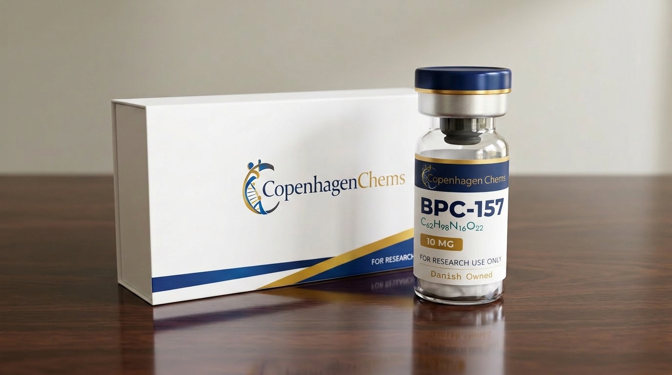 Research-grade BPC-157 10mg 10MG peptide vial from CopenhagenChems - for research use only, not for human consumption - view 2