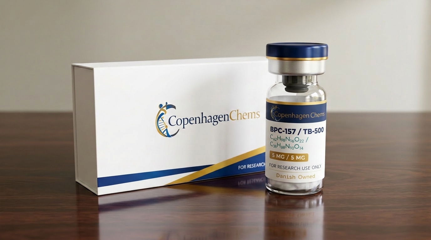 BPC-157 / TB-500 5mg / 5mg packaging - for research use only
