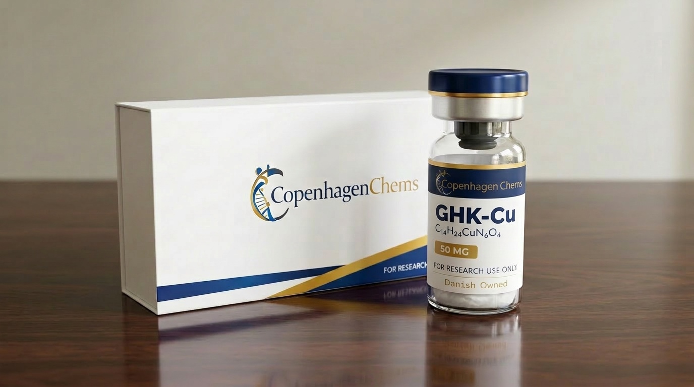 Research-grade GHK-Cu 100mg 100MG peptide vial from CopenhagenChems - for research use only, not for human consumption - view 2