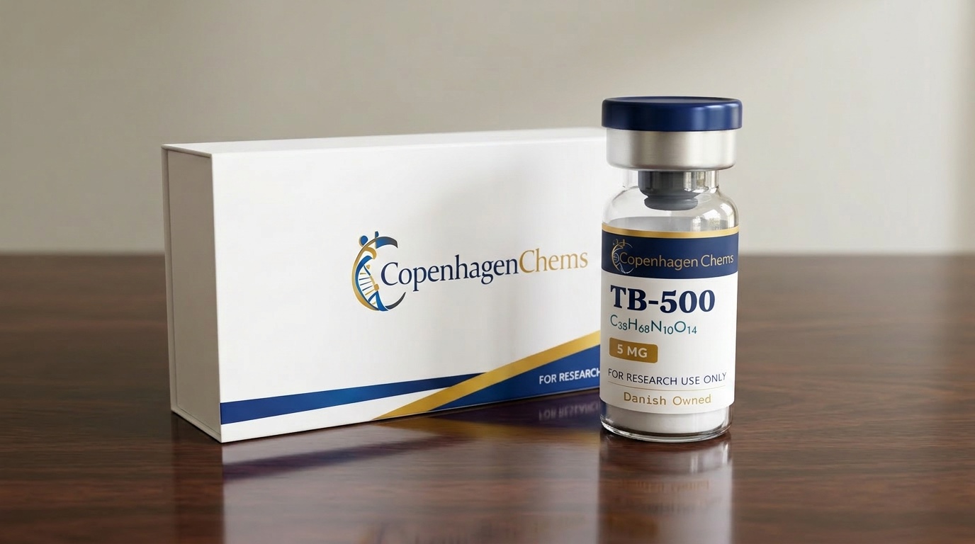 Research-grade TB-500 5mg 5MG peptide vial from CopenhagenChems - for research use only, not for human consumption - view 2