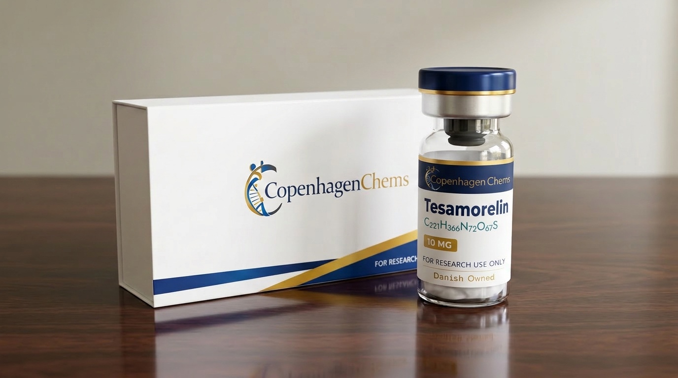 Research-grade Tesamorelin 10mg 10MG peptide vial from CopenhagenChems - for research use only, not for human consumption - view 2