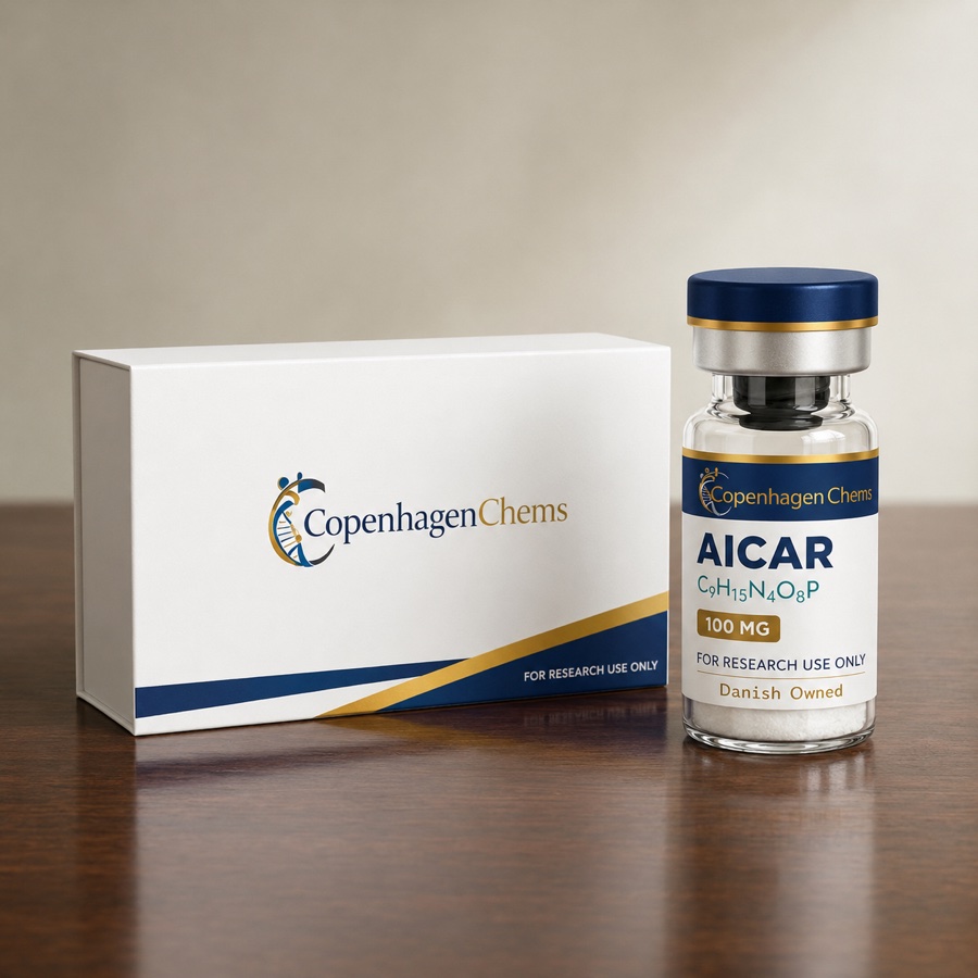 Research-grade AICAR 100mg 100MG peptide vial from CopenhagenChems - for research use only, not for human consumption - view 2