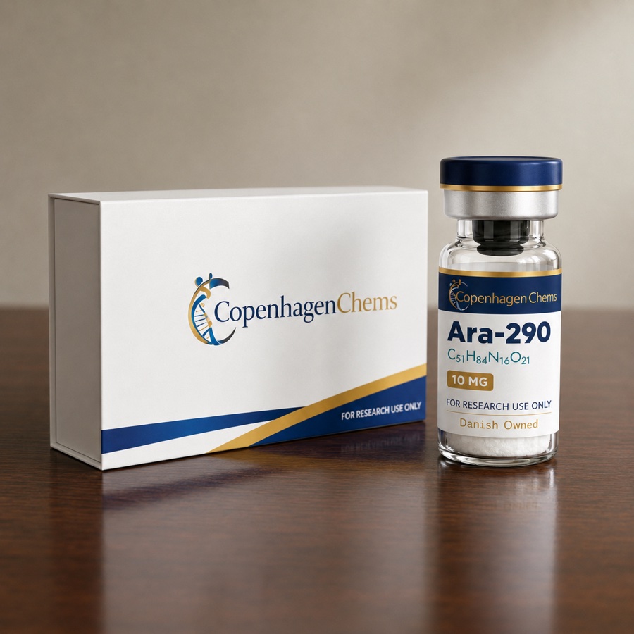 Research-grade Ara-290 10mg 10MG peptide vial from CopenhagenChems - for research use only, not for human consumption - view 2