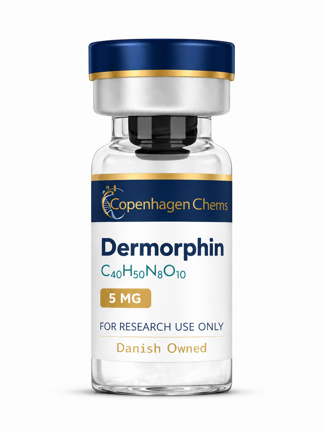 Research-grade Dermorphin 5mg 5MG peptide vial from CopenhagenChems - for research use only, not for human consumption - view 1