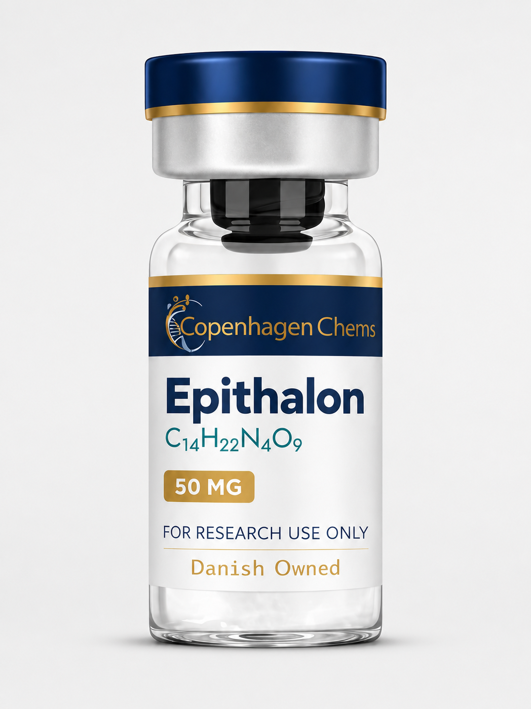 Research-grade Epithalon 50mg 50MG peptide vial from CopenhagenChems - for research use only, not for human consumption - view 1