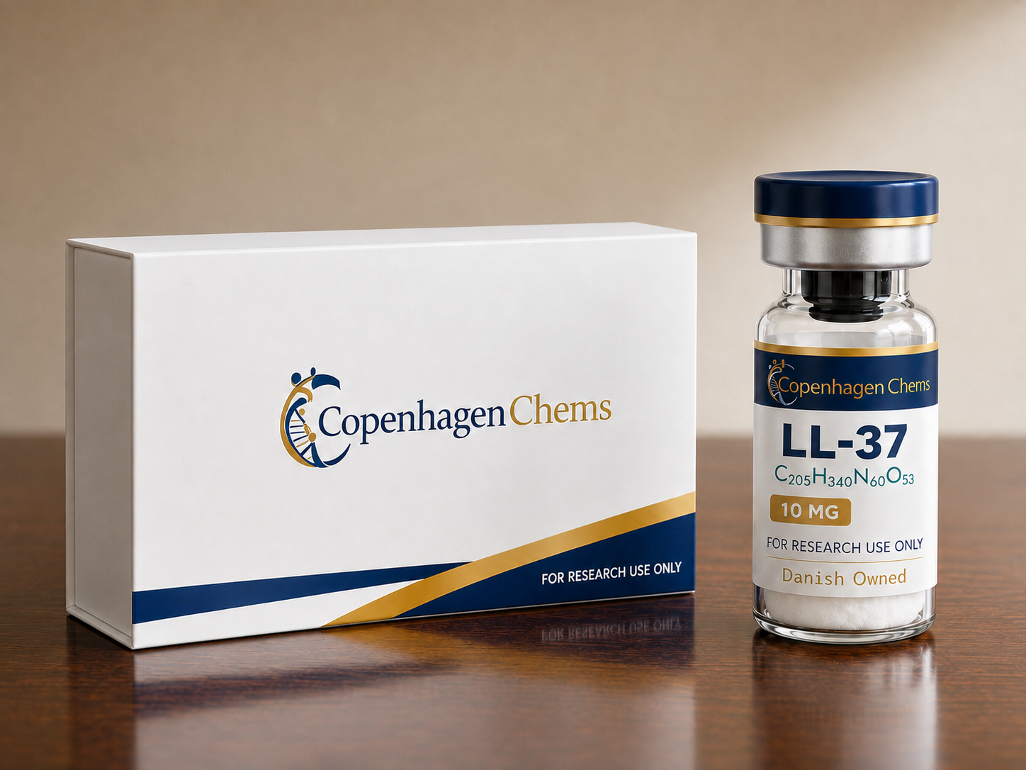 Research-grade Glutathione 1200mg 1200MG peptide vial from CopenhagenChems - for research use only, not for human consumption - view 2