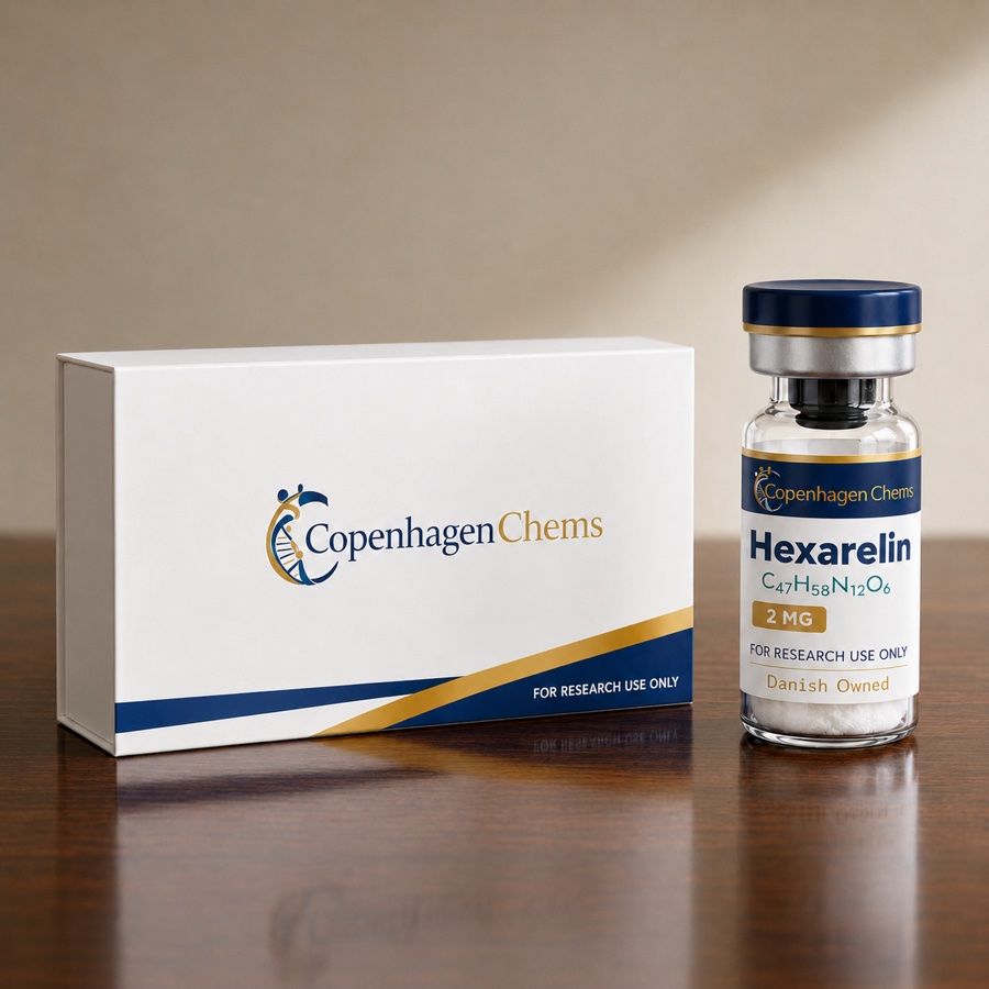Research-grade Hexarelin 2mg 2MG peptide vial from CopenhagenChems - for research use only, not for human consumption - view 2