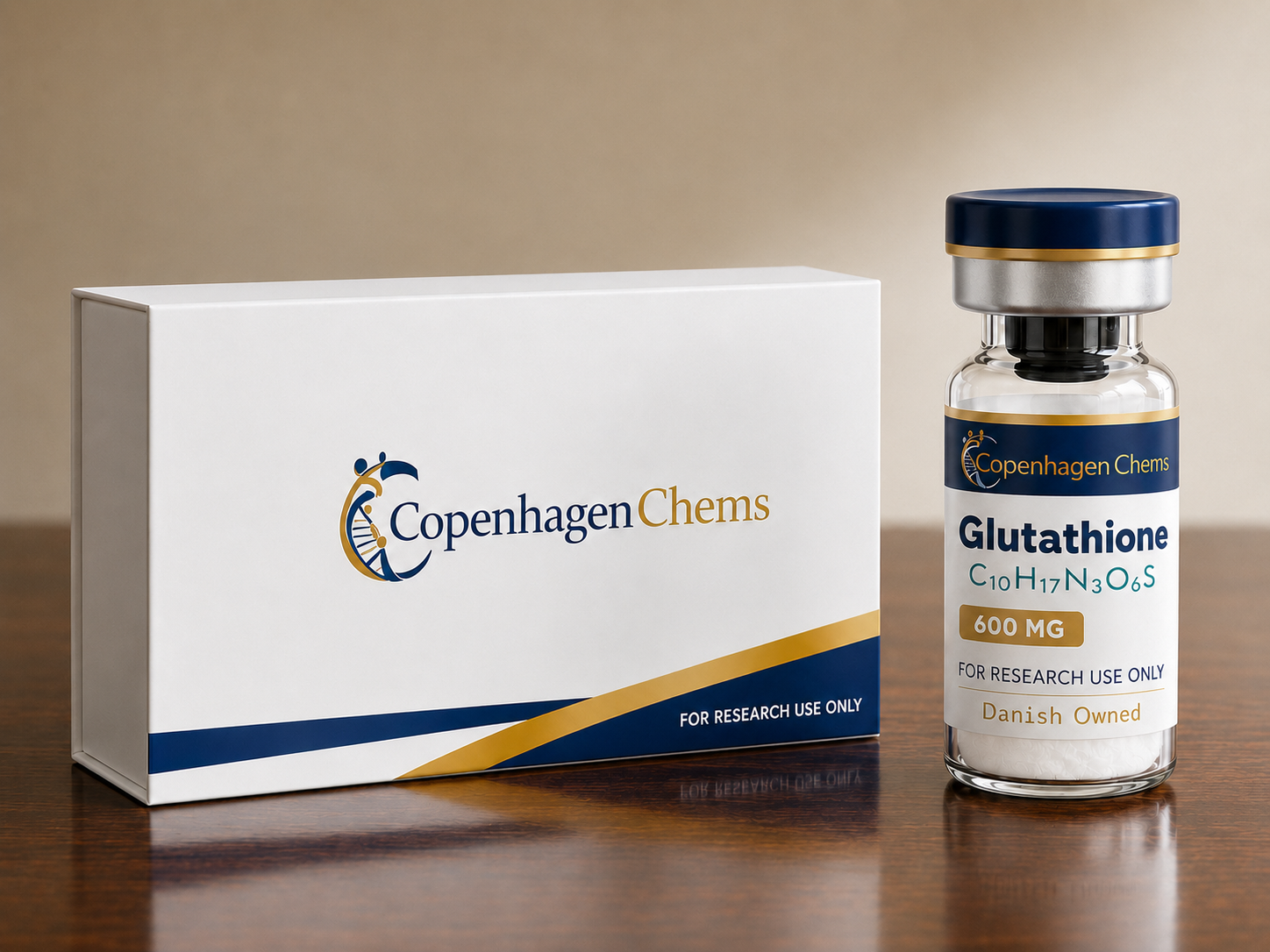 Research-grade IGF-1 LR3 1mg 1MG peptide vial from CopenhagenChems - for research use only, not for human consumption - view 2