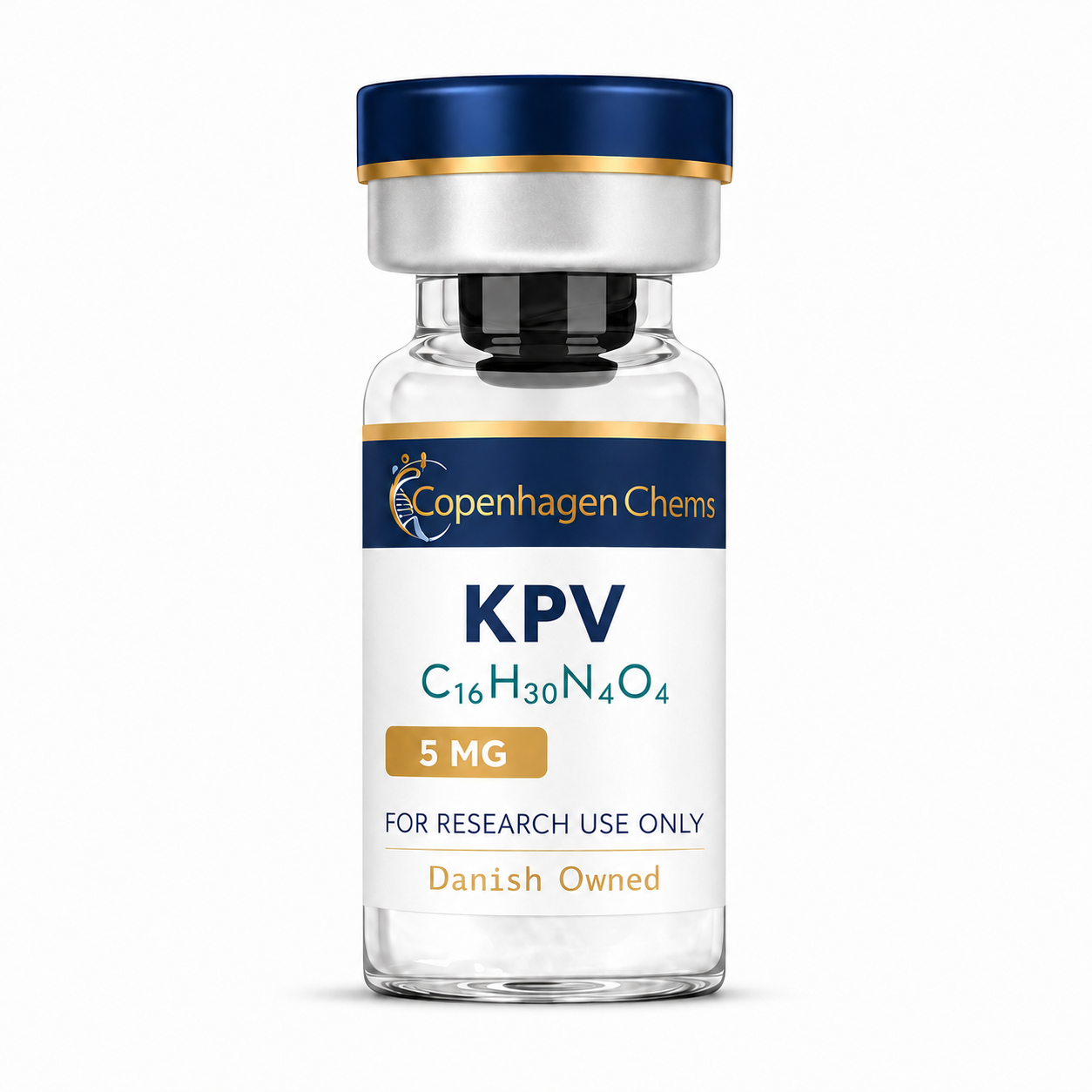 Research-grade KPV 5mg 5MG peptide vial from CopenhagenChems - for research use only, not for human consumption - view 1
