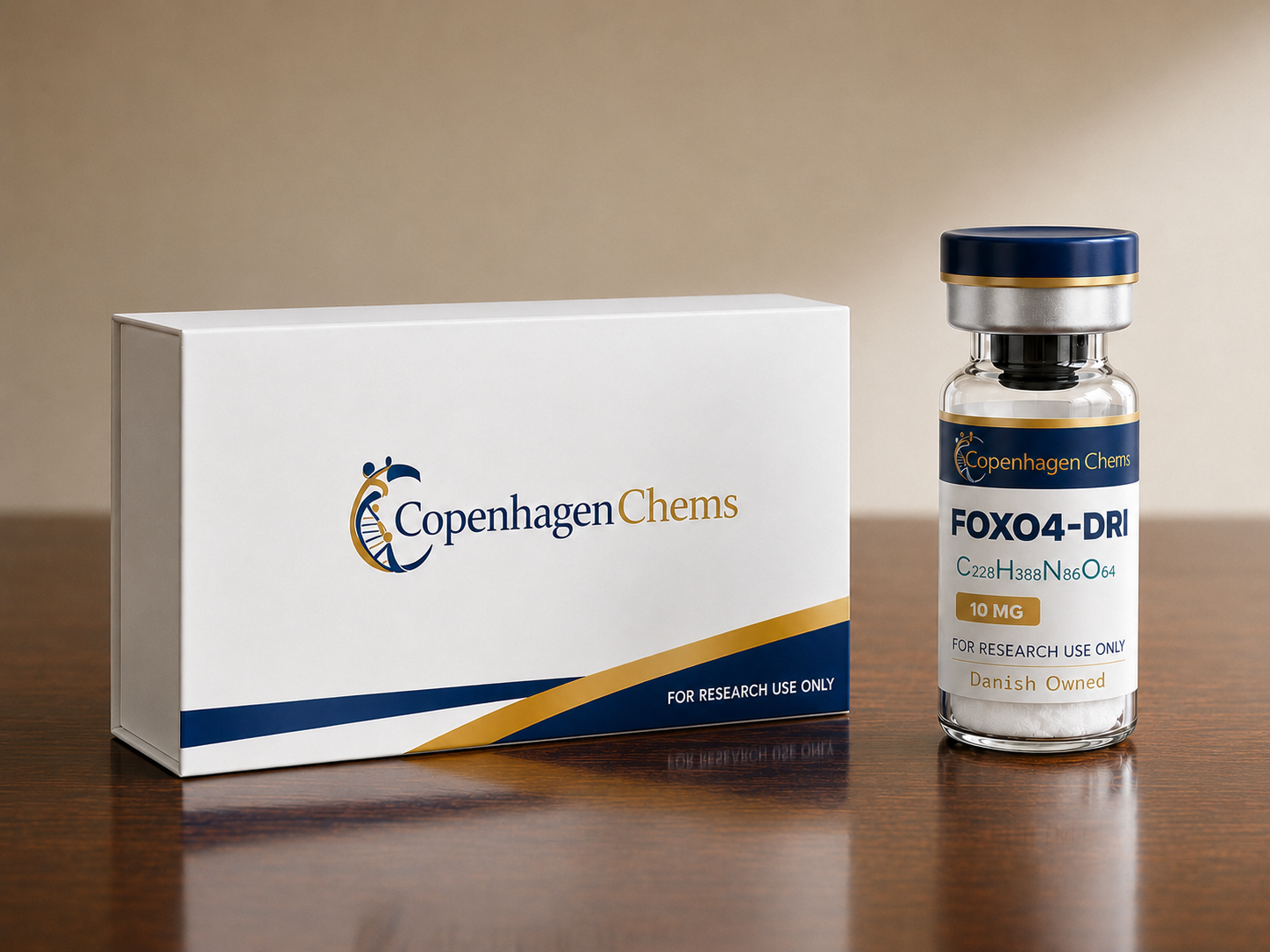 Research-grade LL-37 10mg 10MG peptide vial from CopenhagenChems - for research use only, not for human consumption - view 2