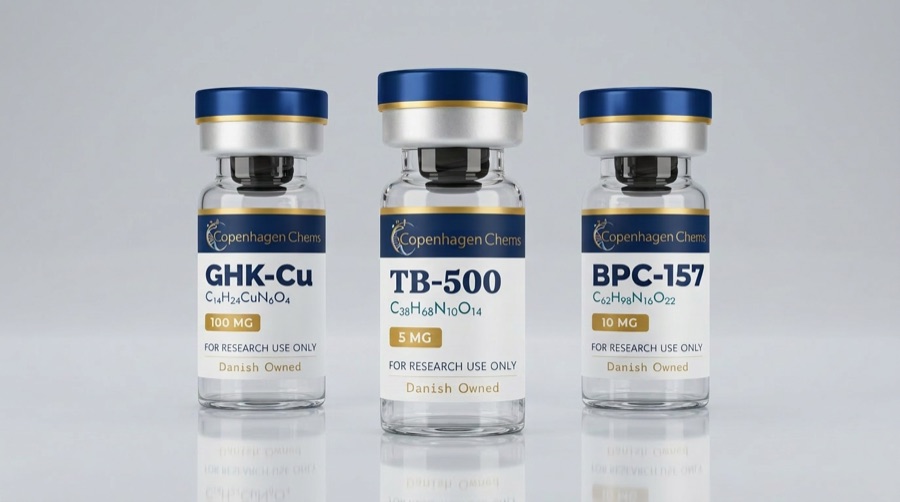 Research-grade Wolverine Stack  peptide vial from CopenhagenChems - for research use only, not for human consumption